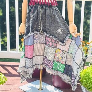 Patchwork Bohemian Skirt